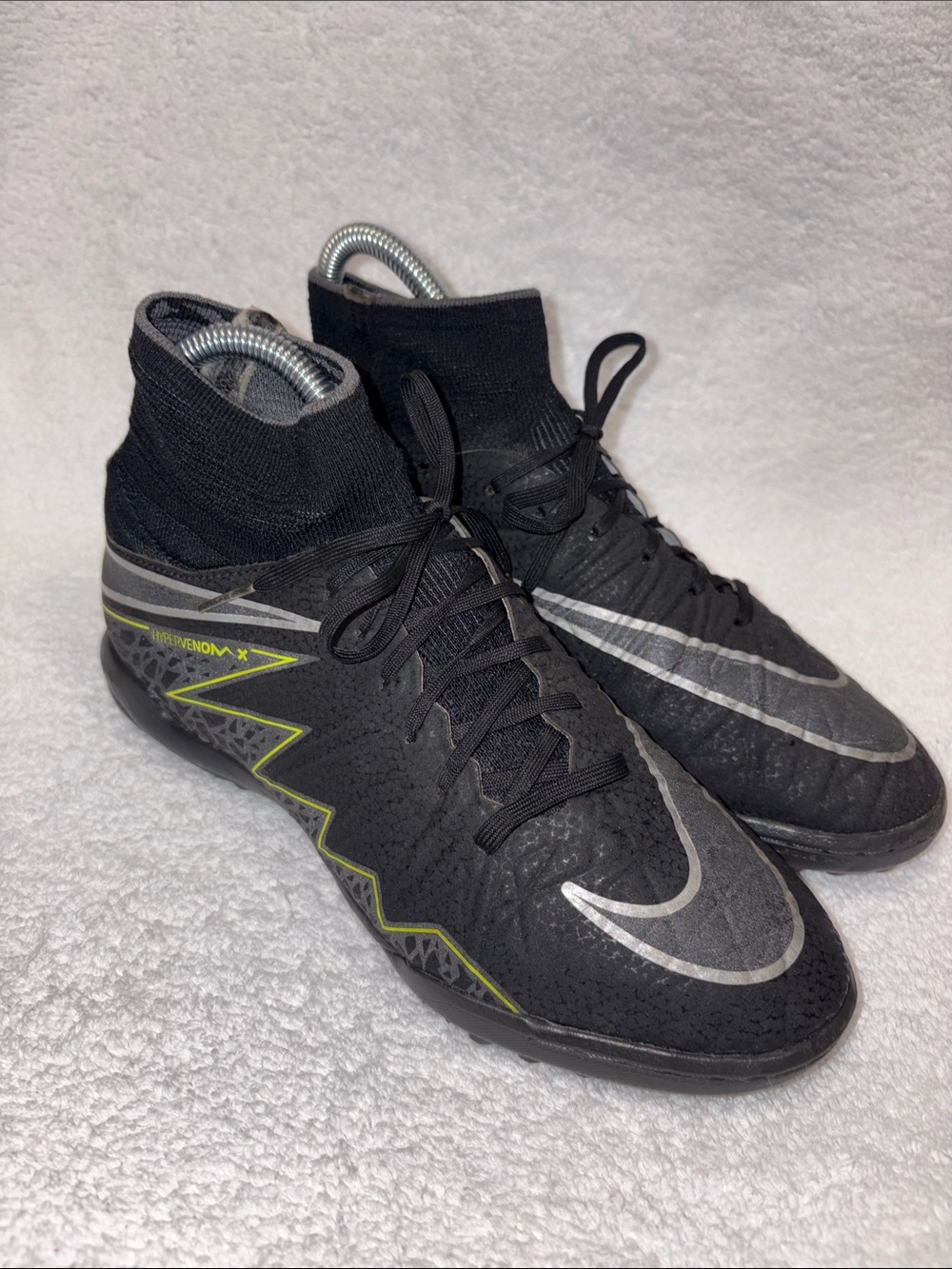 Nike hypervenom x proximo Black indoor Soccer Shoes 5.5